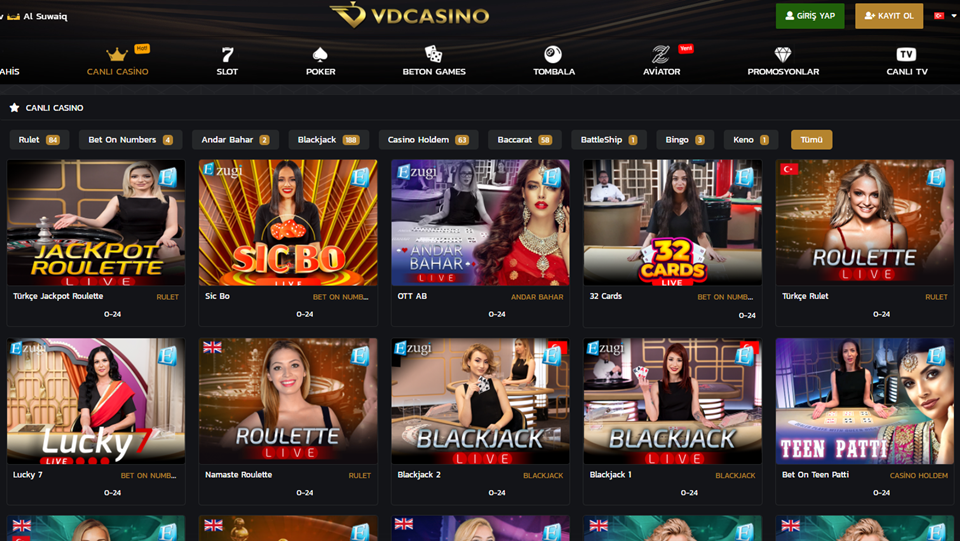 Vdcasino giriş